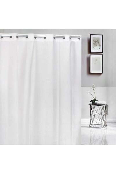 OEM Perdea Dus Alba Textila cu Model Reliefat 200x180cm