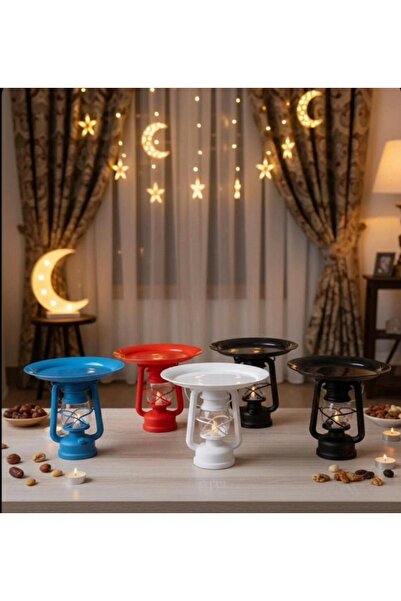 ceneric Illuminated Ramadan decoration lantern with a top plate, 12 pieces (c...