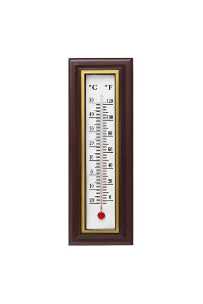 OEM Brown Plastic Wall Thermometer 18.5cm