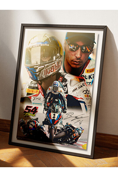 Turkish Riders Toprak Razgatlıoğlu #54 M1000RR / UV Baskı MDF Duvar Tablosu /...