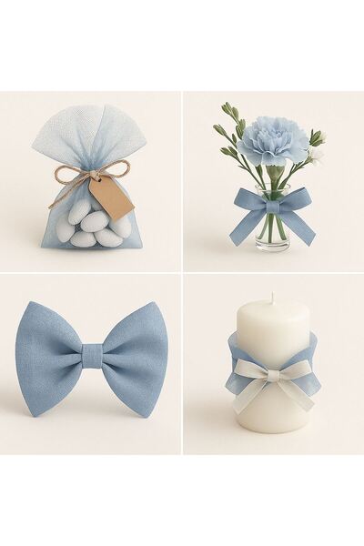 OEM Μπλε καμβάς για DIY μαρτυρίες 24x24cm - 30 τεμάχια