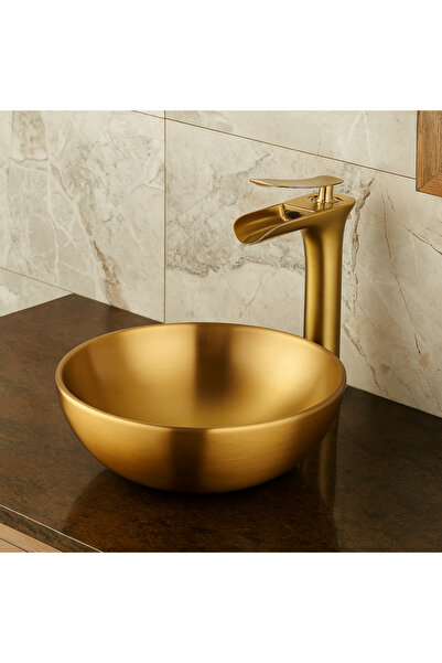 banyosepeti صنبور حوض غسيل من كاسكيد أنتيك إسكتمي تيمبلي - تصميم عالي، هيكل ن...