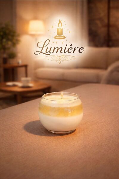 OEM Lumanare handmade din ceara naturala de soia, parfumata- vanilie si oud, ...