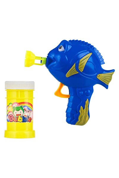 OEM Blue Fish Soap Bubble Gun & Refill