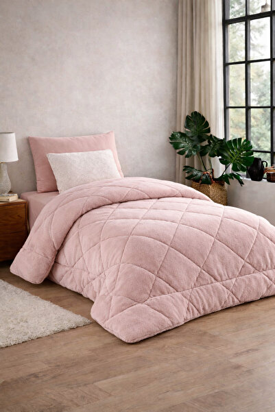 LilaMOON Powder Colored Single Luxury Welsoft Quilt (155 X 215)