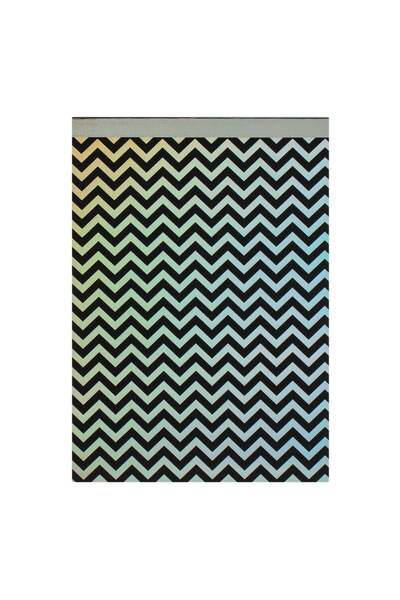 OEM A5 Notebook Black Holographic Zigzag Cover - 50F