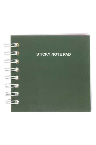 OEM Sticky Notes Set in Spiral Notebook 8x8cm - 180F