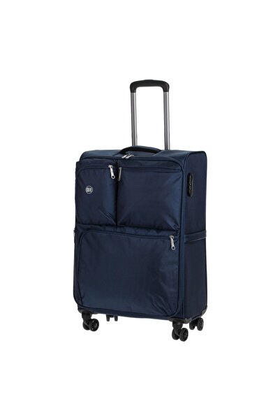 OEM Valiza Troler Albastra cu Buzunare Exterioare 111L