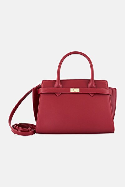 JASON WU Women Plain Satchel Bag, Maroon