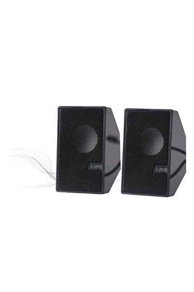 OEM Black Computer Speakers 6W with USB 1.1 meters