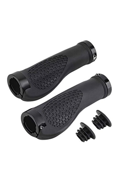 OEM Premium Black Bicycle Handlebar Grips 13x4cm - 1 pair