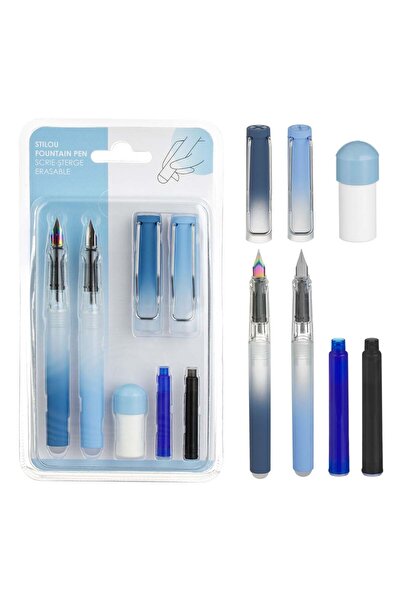 OEM Bleu Pen Set with Blue Black Thermosensitive Ink & Nib Cleaner