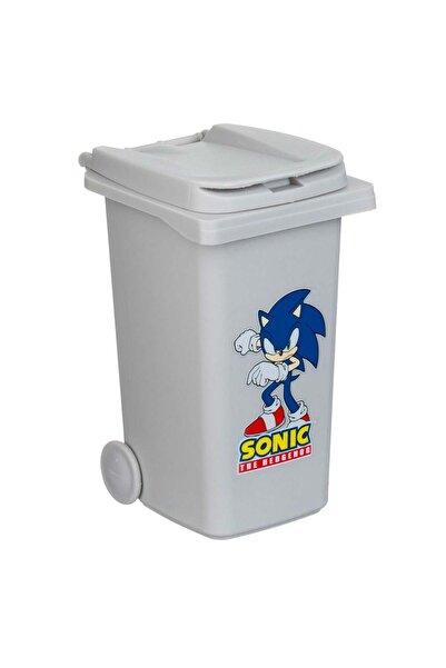 OEM Mini Plastic Storage Dumpster Gray with Sonic Pattern 0.48L