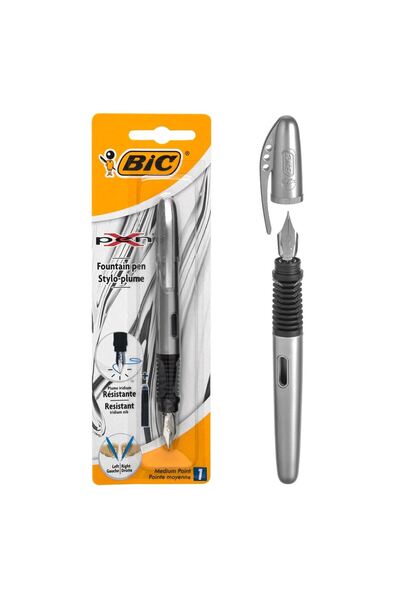 OEM Black Silver Body Pen - BIC