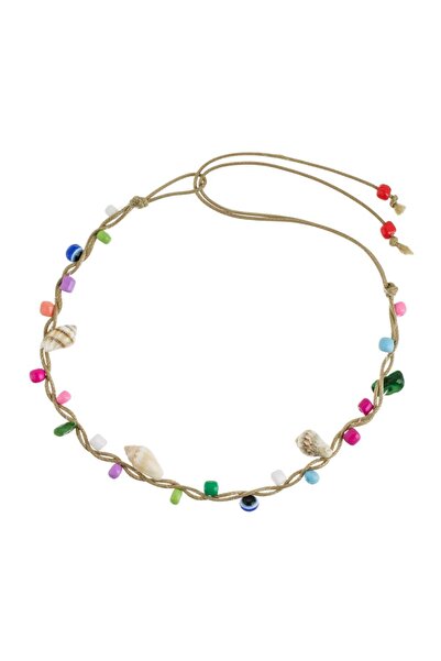 OEM Nude Lace Anklet & Colorful Shell Beads for Women