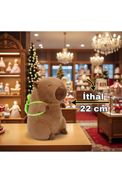 BLACK DİAMOND PLUSH TOY Capybara peluş kapipara uyku arkadaşı ithal 22 cm