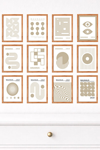 UNT Set de pictură murală modernă cu aspect de cadru din 12 piese – 15x20 cm ...