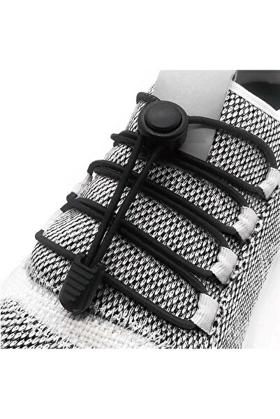 OEM Black Elastic No-Tie Shoelaces 110cm