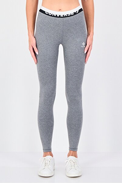 Converse Women Brand Logo Leggings, Grey