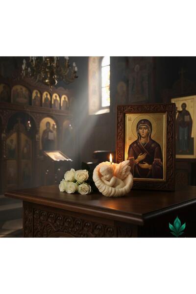 SOIA 🌟Lumânare decorativă tip îngeraș, realizată manual