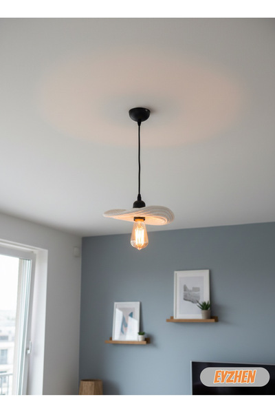 Eyzhen Bohem Tarz Bükülebilir Beyaz Sarkıt Avize Şekil Verilebilir Dekoratif ...