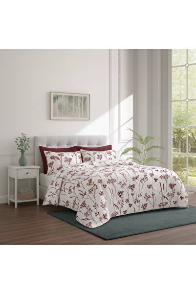 Rose طقم غطاء سرير مزدوج مزين بالزهور - سبيريت