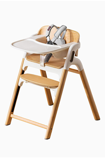 Momcozy DinerPal Ayarlanabilir Kayın Ahşap 5’i 1 Arada Mama Sandalyesi