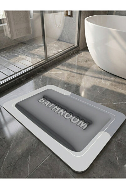 Arya سجادة حمام مستطيلة فائقة الامتصاص ومضادة للانزلاق