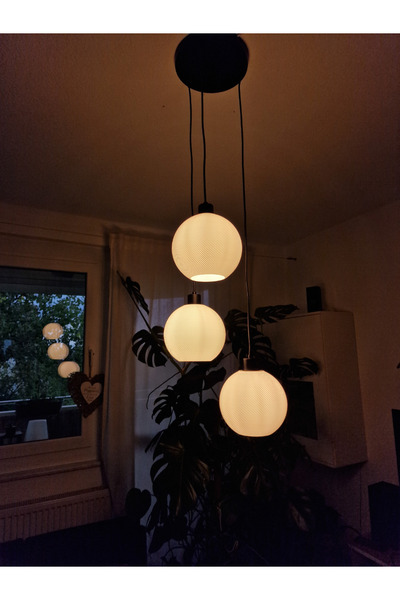 3DEV3D Dekoratif 3'lü sarkıt avize lamba