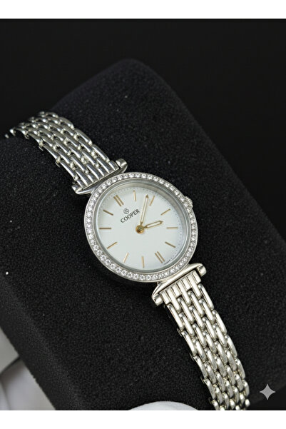 Butik CONDOR KADIN GÜMÜŞ RENK İNCE HASIR KORDONLU KRİSTAL TAŞLI YUVARLAK KASA...