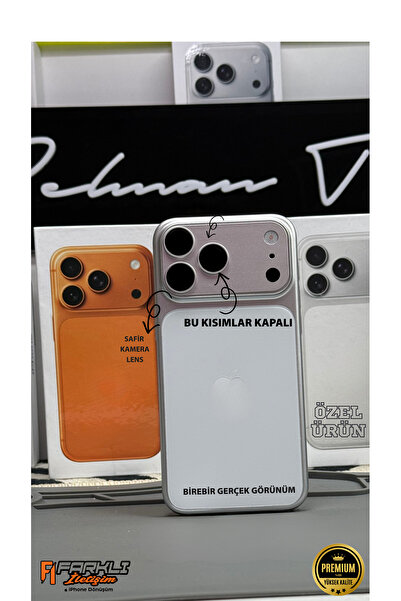 FARKLI İLETİŞİM حافظة تحويلية متوافقة مع آيفون 14 برو ماكس 17 برو ماكس بجودة ...