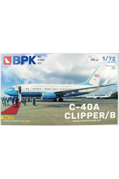 eternal collectibles Big Planes Kits 7224 1/72 Ölçek, C-40A Clipper/B Yolcu U...