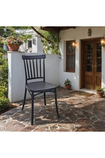 SADANHOME Single Fiber Chair Black