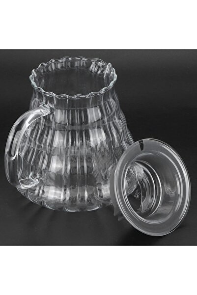 mastergold SERVER 300ml Glass Coffee Server Heat Resistant with Elegant Wavy ...