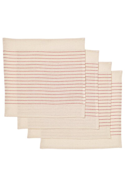 IKEA Șervețel VIPPSTARR, roșu/dungat, 30 x 30 cm