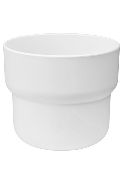 IKEA FÖRENLIG Ghiveci, interior/exterior alb, 12 cm