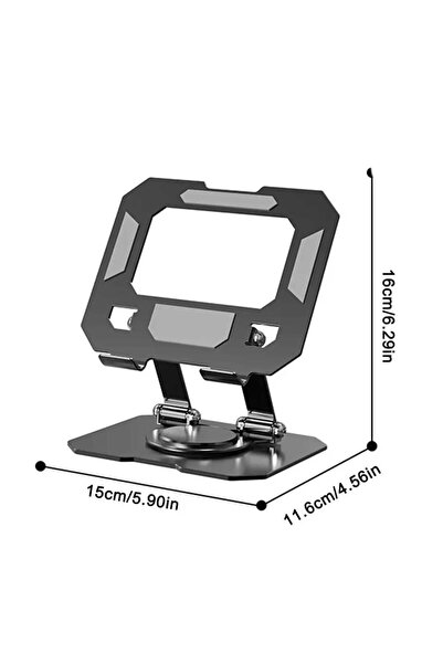 peakaks Masaüstü Metal Tablet Tutucu 360° Dönebilen Telefon, Ipad ve Tablet S...