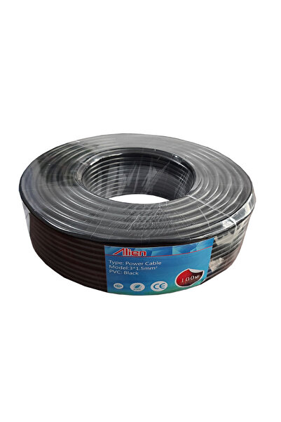 ALIEN MYYM Electric Cable 3×1.5mm2 100m Black