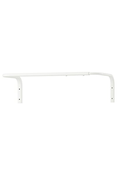 IKEA Bară pentru umerașe MULIG, albă, 60-90 cm