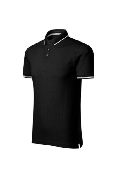 Malfini Men's polo shirt, Perfection plain 251, Black 2XL