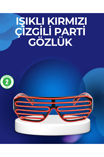 ELİZ BERRA MODA نظارات LED مضيئة كإكسسوار للحفلات والمهرجانات