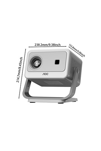 Aoc Portable 1080P Projector 12000 Lumen 5G WIFI6 300-Inch 4K Screen Long Bat...