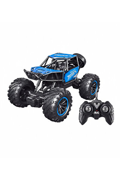 TOY LAND Remote Control Rock Crawler 4WD Off-Road Toy Car, Blue