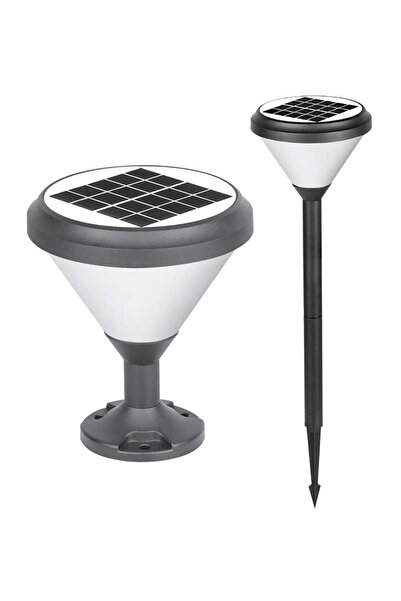 ACK SOLAR LED BAHÇE ARMATÜRÜ YUVARLAK 8W/h 6500K
