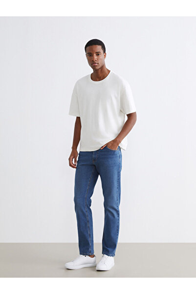 LC Waikiki Ανδρικό τζιν παντελόνι Indigo 779 σε κανονική γραμμή