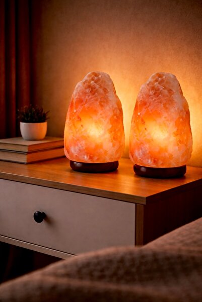 topraktan hasat odağında lezzet gizli 2 Adet 2-3 Kg Himalaya Kaya Tuzu Lambas...