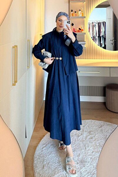 Hazamoda Hani Jileli Dress Navy Blue