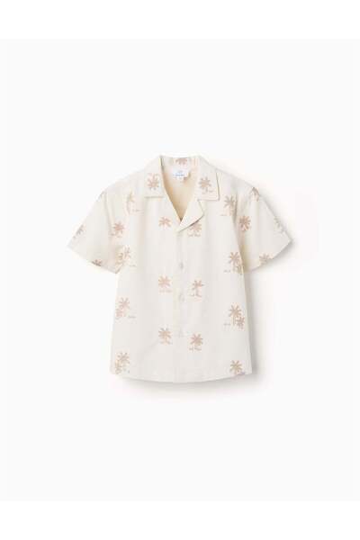 Ziddy SS SHIRT EMBROIDERY, WHITE, 4/5