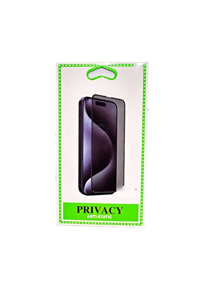 Iphone 14 Uyumlu Kırılmaz PRIVACY Hayalet Cam Tam Kaplayan Ekran Koruyucu