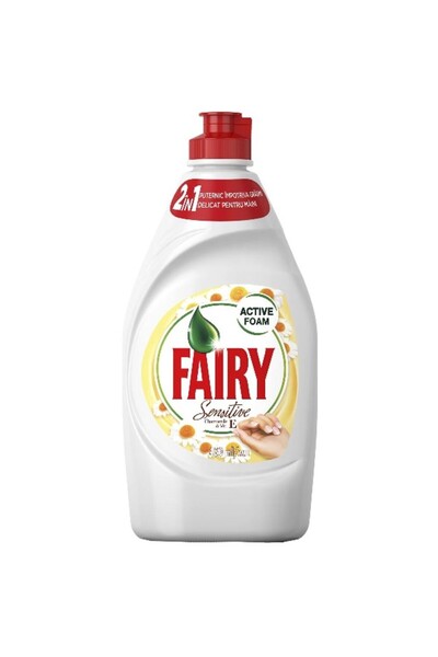 Fairy Set 5 x Detergent de Vase Sensitive, Musetel, 450 ml